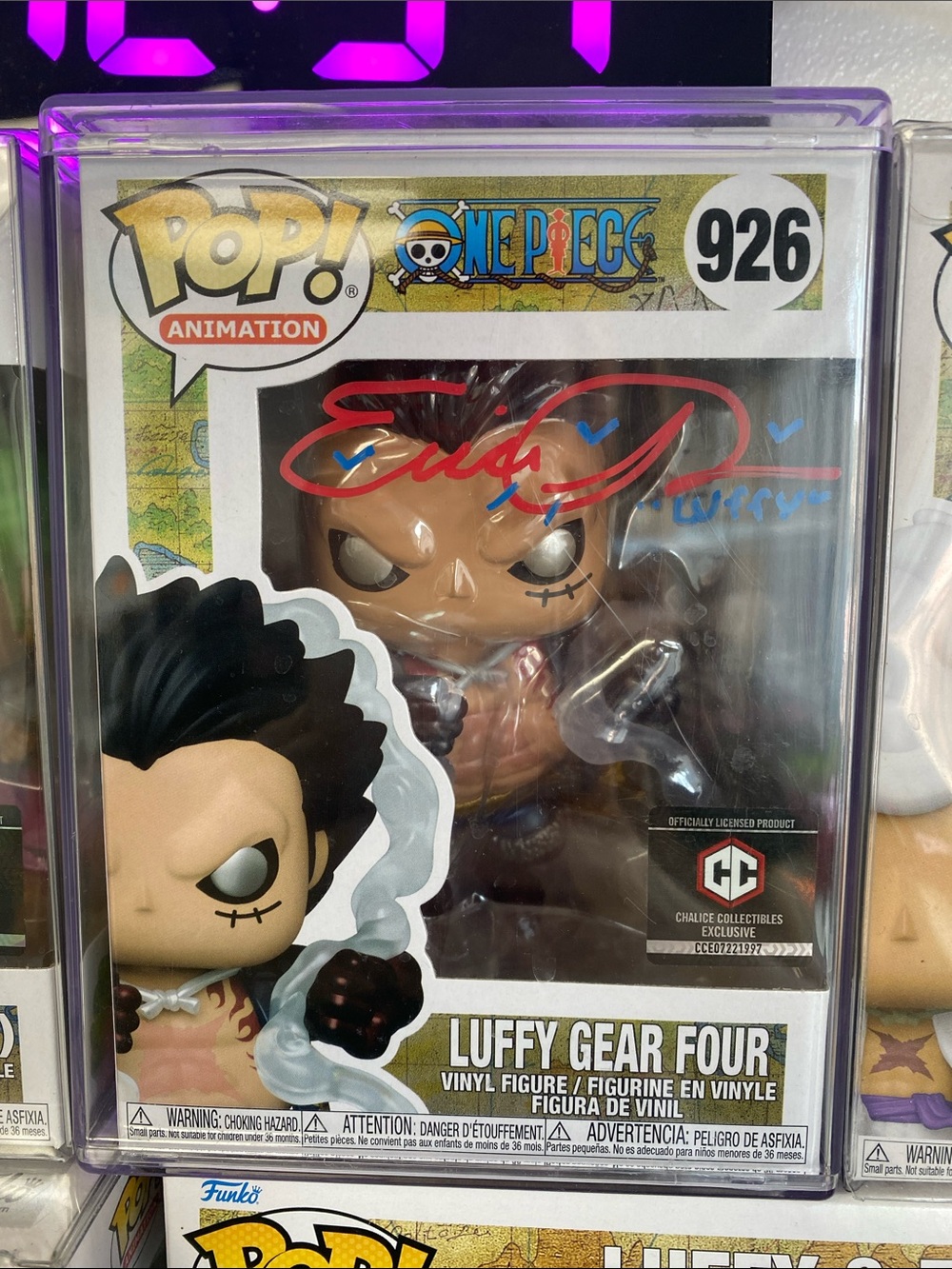 Funko One Piece Luffy Gear Four Vinyl Figure - Black, Brown, Red Accents